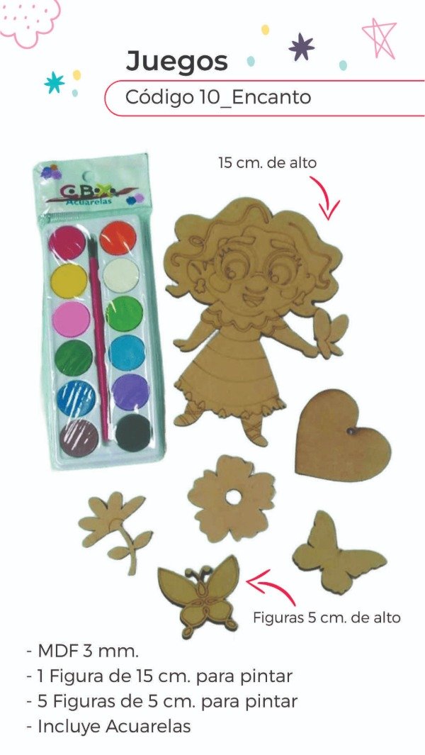 Producto - Formitas para Pintar Encanto