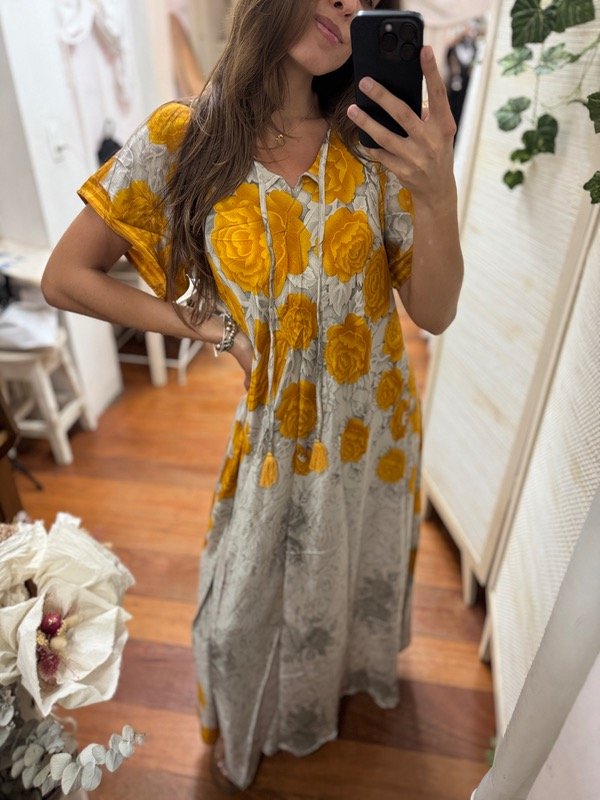 Producto - Vestido seda manga corta