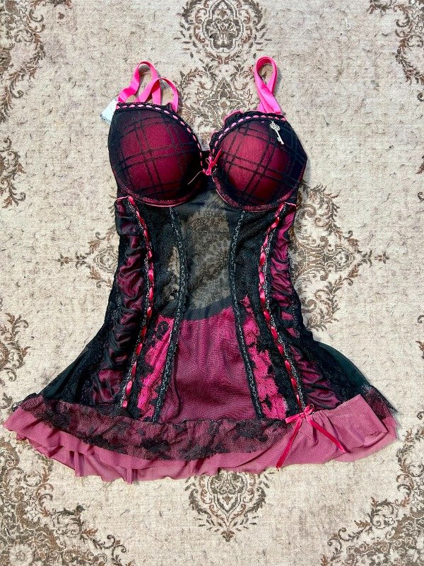 Producto - Fucsia n Black Baby doll - 0
