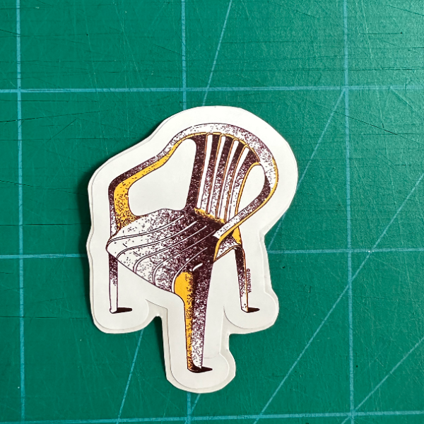 Producto - sticker silla plástico - 0