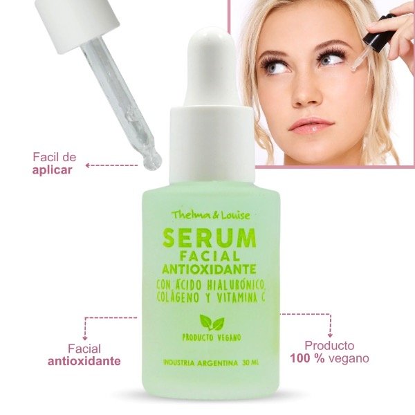 Producto - Serum facial antioxidante hialurónico, colágeno y vitamina C