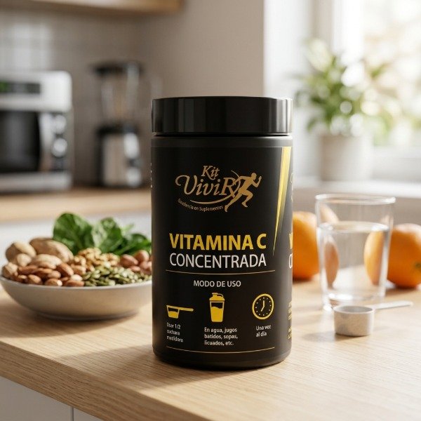 Producto - Vitamina C concentrada 200 porciones Kit Vivir