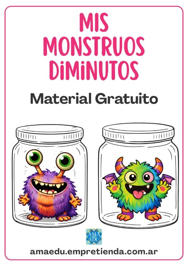 Producto - Actividad MIS MONSTRUOS DIMINUTOS (Material Gratuito)