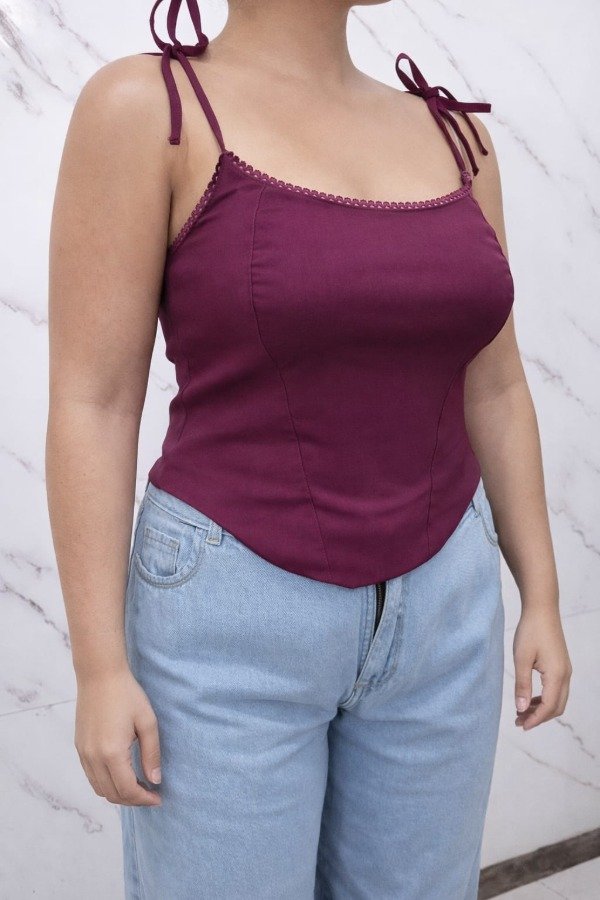 Producto - Corset Paloma Uva