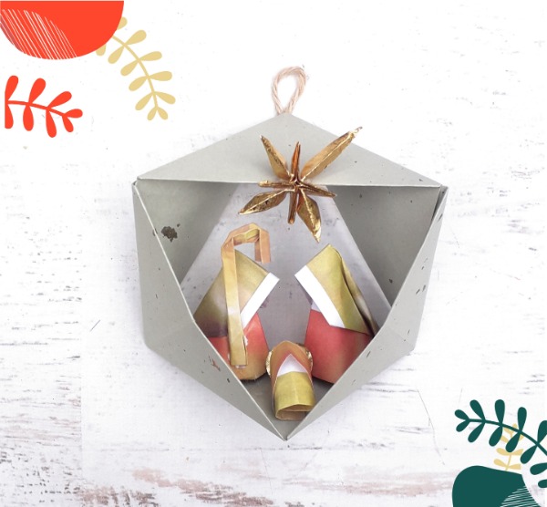 Taller online Origami Navideño - malula