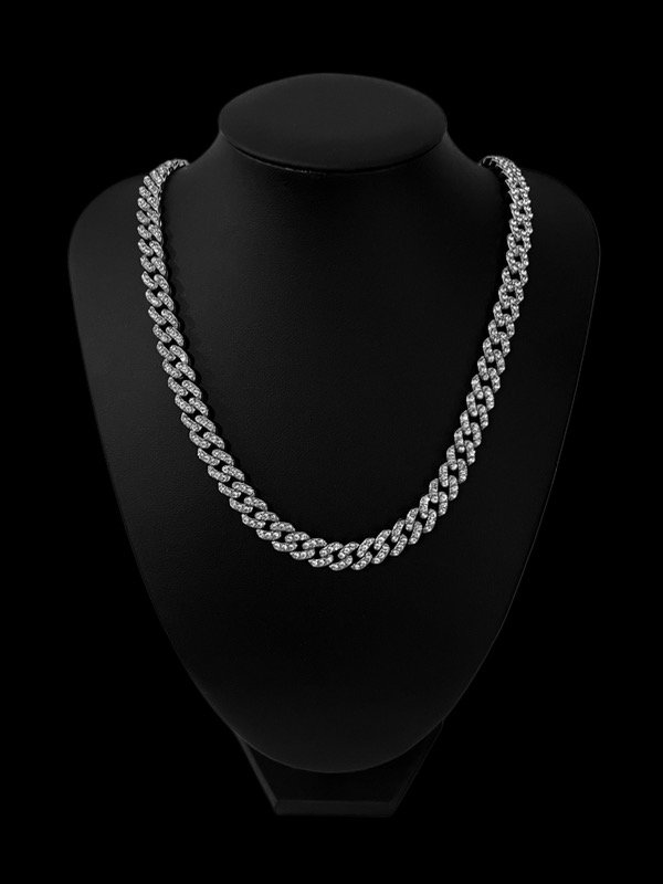 Producto - COLLAR CUBANO FINO PLATA 1.0mm
