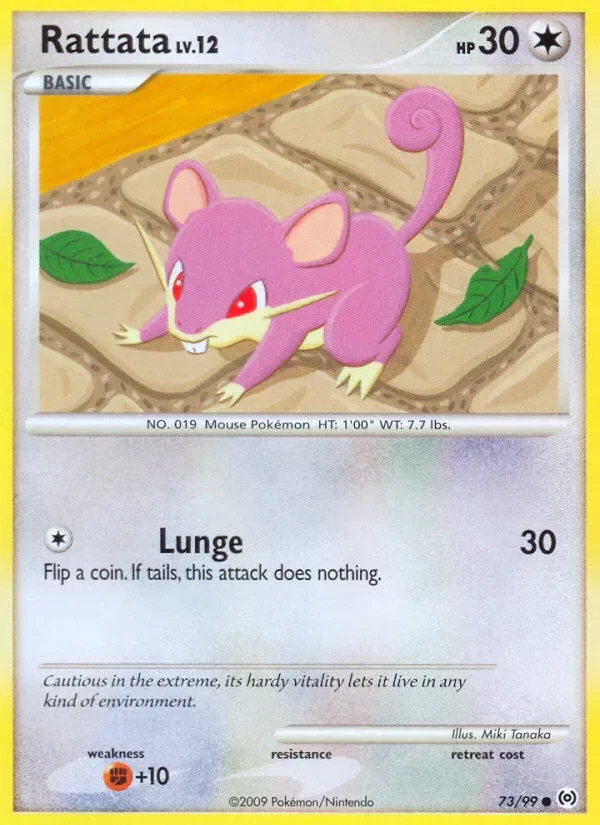 Producto - Rattata 73/99 Platinum: Arceus