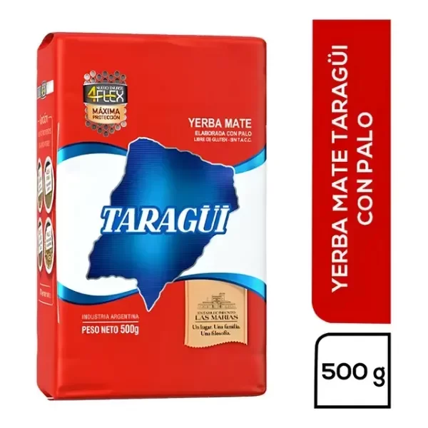 Producto - yerba con palo roja 500gr [TARAGUI]