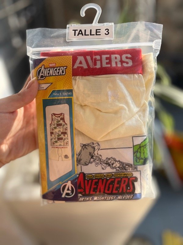 Producto - Set Boxer y musculosa marvel