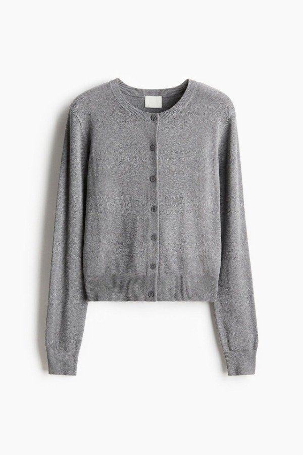 Producto - Cardigan HyM gris mujer