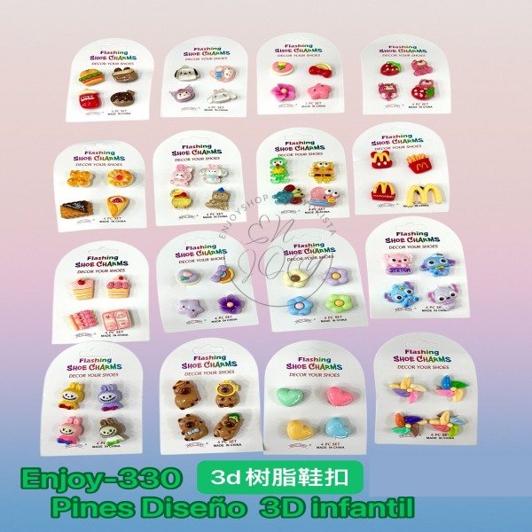 Producto - PINES PIN DE CROCS DISEÑO 3D INFANTIL ENJOY330