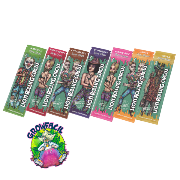 Producto - Papel Blunt Lion Rolling Circus Sabores x2 Caja x25