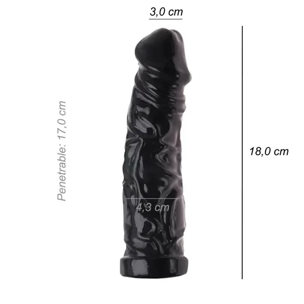 Producto - Dildo Consolador Americano Grande negro - 0