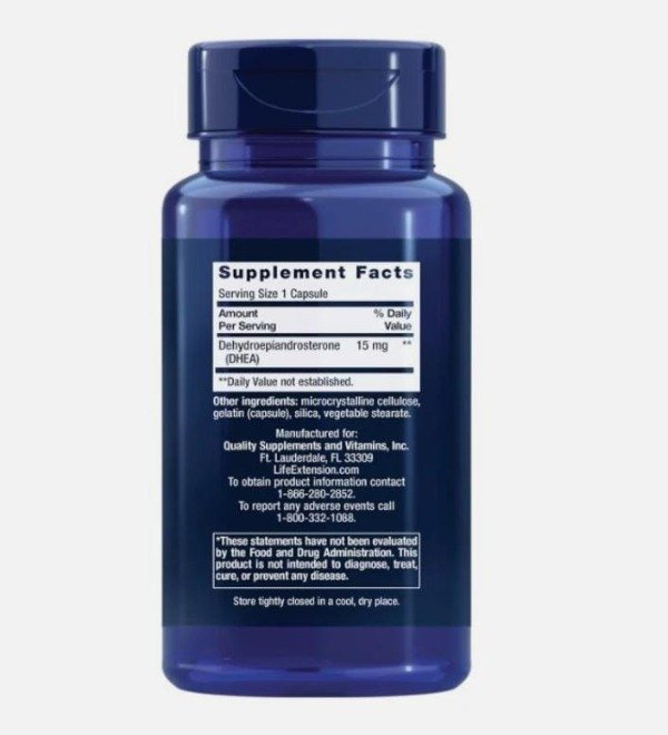 Producto - DHEA 15 mg Life Extension - 1