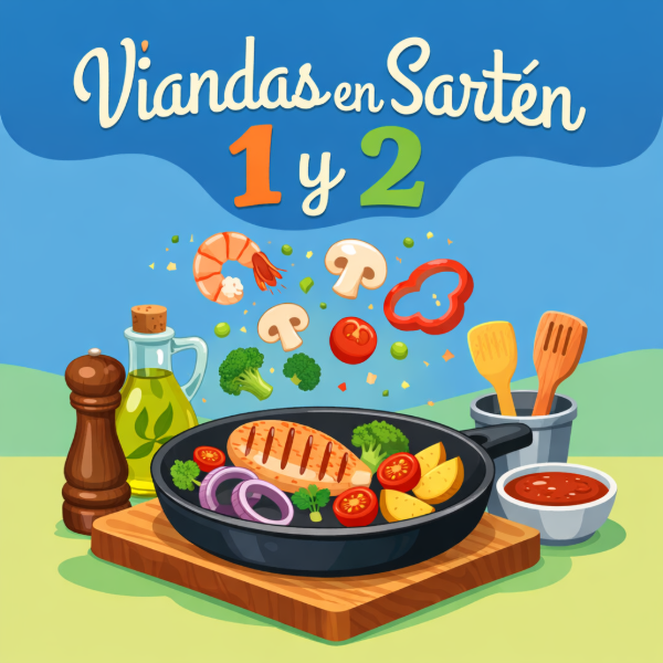 Producto - Viandas en sartén 1 y 2 (Promo x los 2 juntos).Disponibles solo 3 días