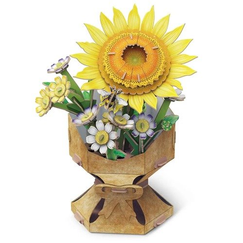 Producto - ROMPECABEZAS FLORES 3D - GIRASOL (102 PIEZAS) - 3
