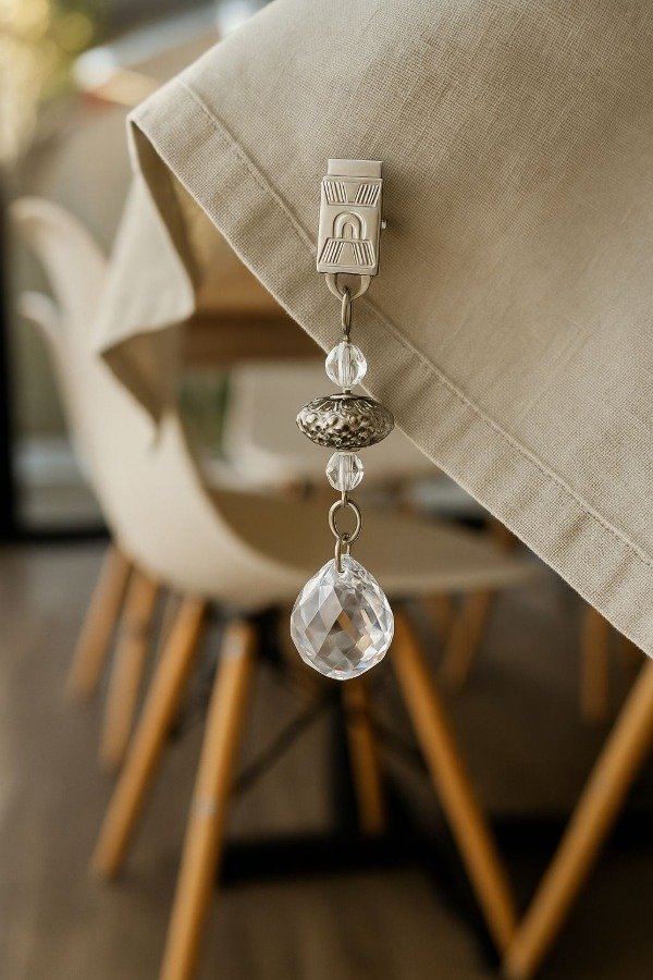 Producto - Pesas de mantel X4 unidades cairel niquel