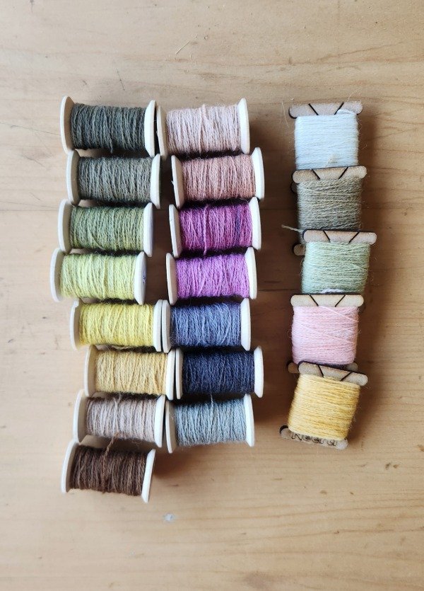 Producto - Kit COMPLETO/ 20 colores / lana CREWEL