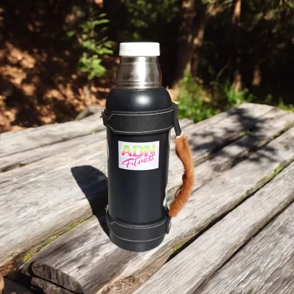 Producto - Arnes de cuero para termos de acero