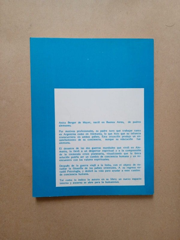 Producto - La encrucijada de la humanidad - Ana Berger de Mayer - Ed Autora 1987 - 1