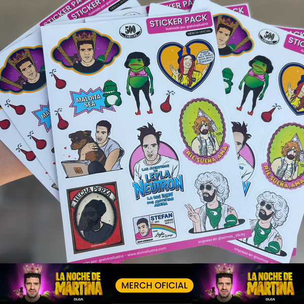 Producto - Plancha Leyla - "La Noche de Martina" (Merch OFICIAL)