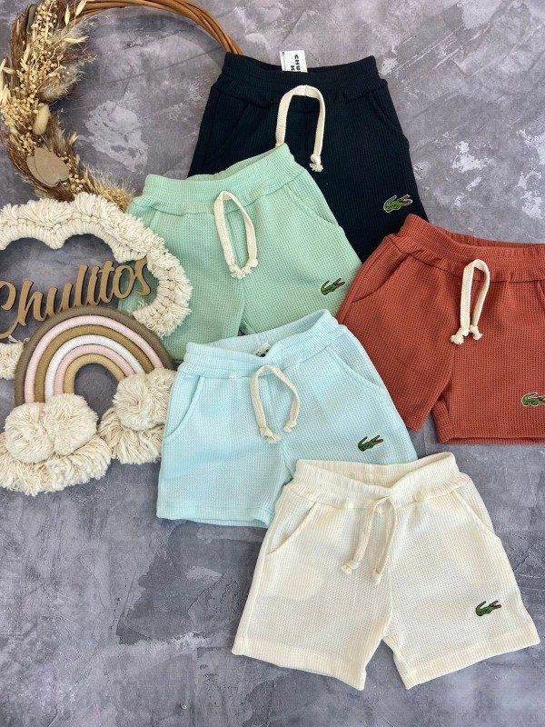 Producto - Short waffle bebe varon lacoste