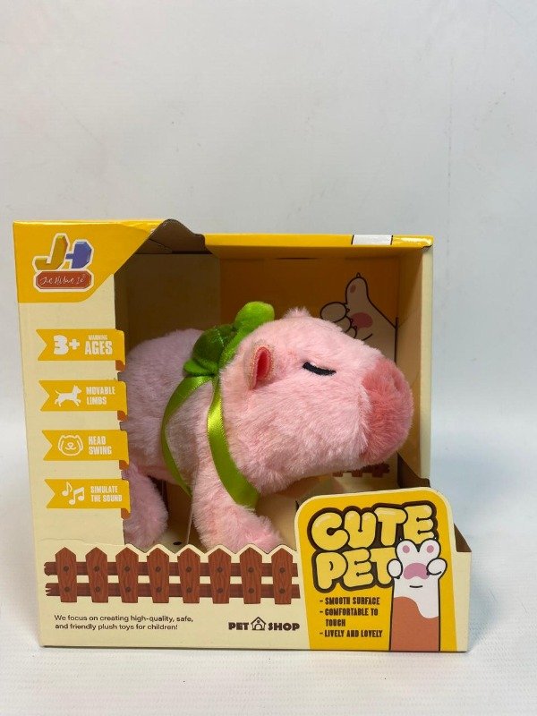 Producto - Peluche capibara cute pet color Rosa MASCOTA 1