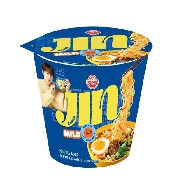 Producto - Ramen Jin Coreano Pote Chico - Edicion Jin BTS - Verduras