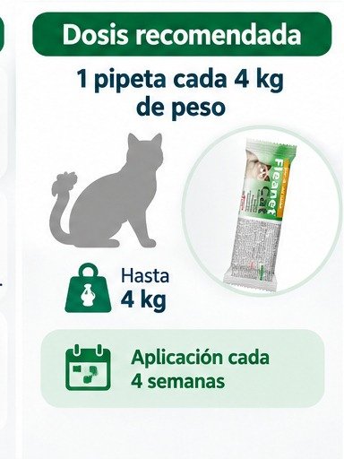 Producto - Pipeta Antipulgas Fleanet Cat Para Gatos - 3