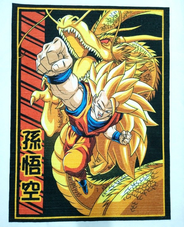 Producto - Dragon Ball Goku Fase 3 Alfombra