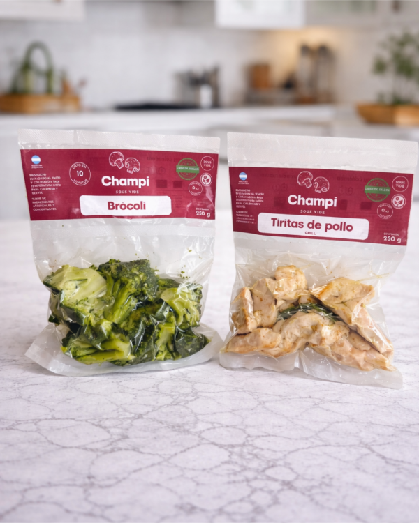 Producto - Tiritas de Pollo + Brócoli