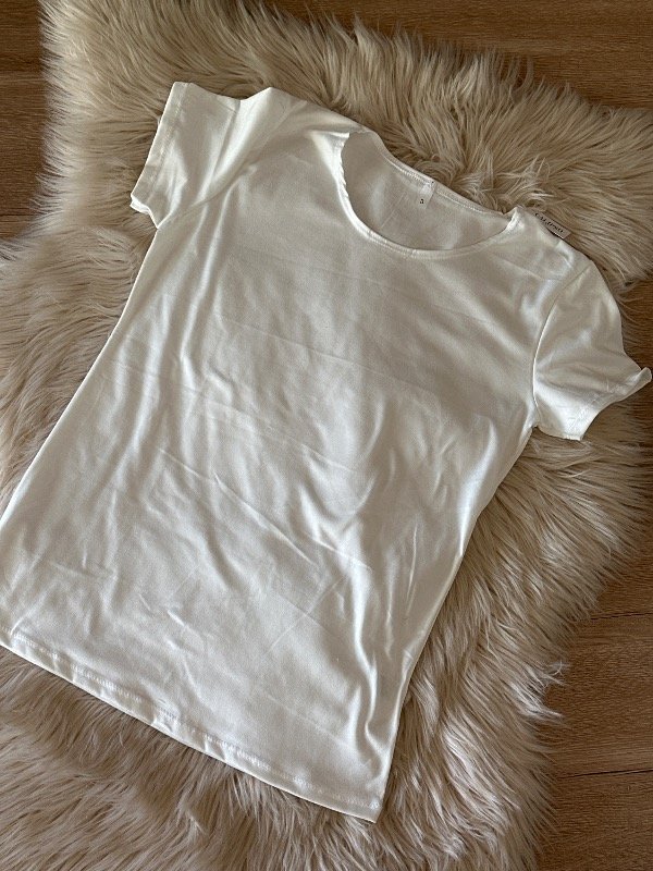 Producto - REMERA BÁSICA DE MODAL SOFT BLANCA