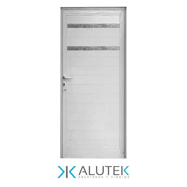 Producto - Puerta Aluminio Doble Vidrio Superior