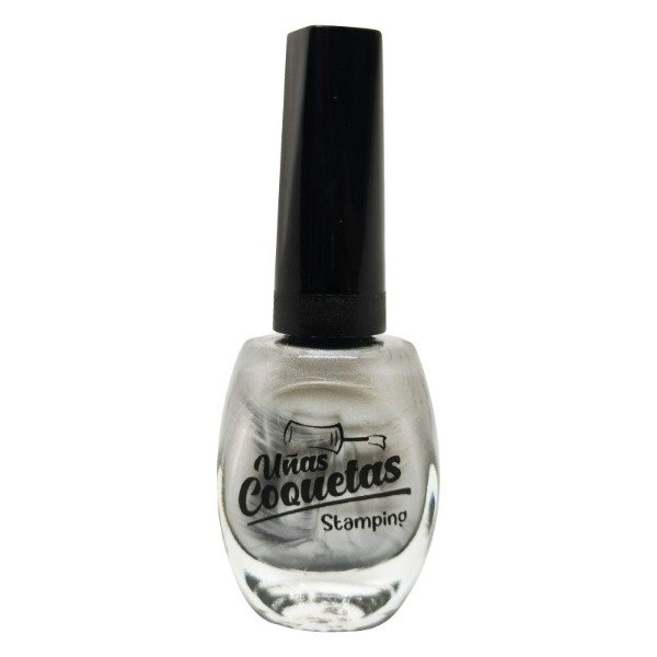 Producto - Esmalte de estampar Uñas Coquetas - Plateado