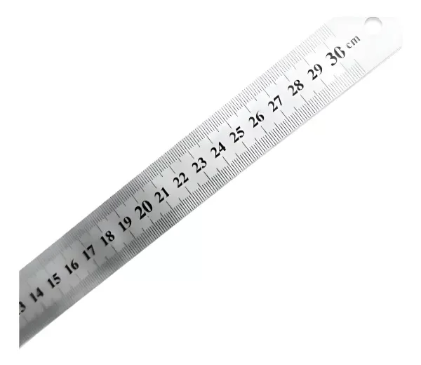 Producto - Regla Metálica 30 Cm / 12 Pulgadas