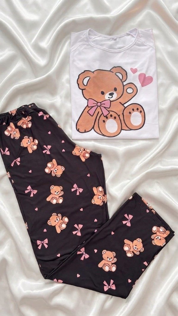 Producto - Pijama Largo Osito Coquette