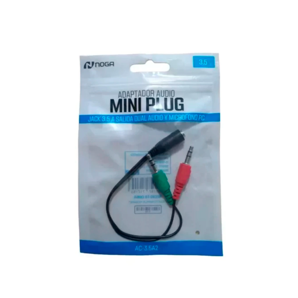 Producto - Cable adaptador NOGA Audio mini plug jack 3.5 TR-1005 - 1