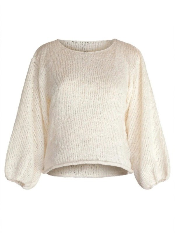 Producto - Sweater Mohair Burbuja Crema