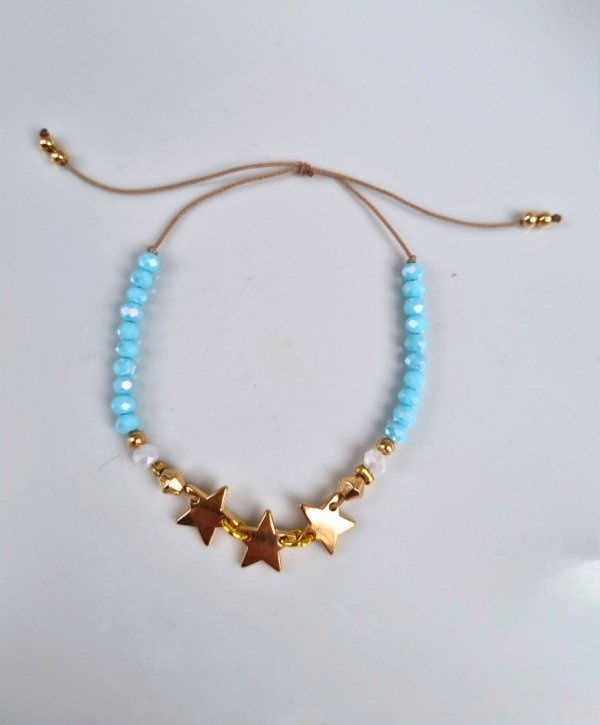 Producto - PULSERA HILO ARGENTINA 3 ESTRELLAS