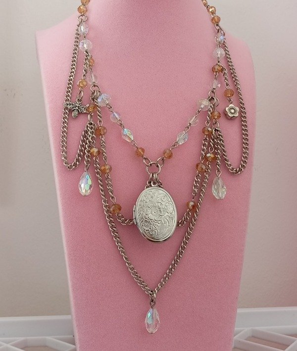 Producto - Collar con Relicario ambar