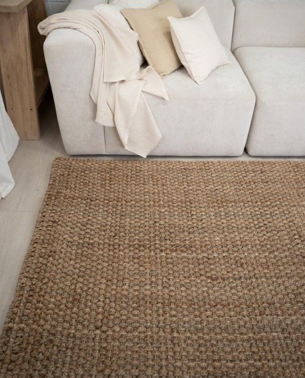 Producto - ALFOMBRA JAKAR - YUTE NATURAL NUDOS (A PEDIDO)