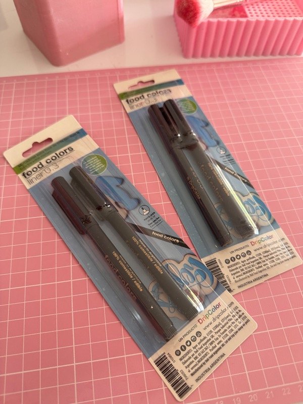 Producto - Microfibras negra tinta comestible x2