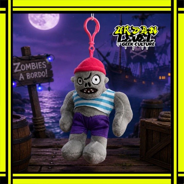 Producto - Llavero Peluche Plants vs. Zombies - Zombie Musculoso