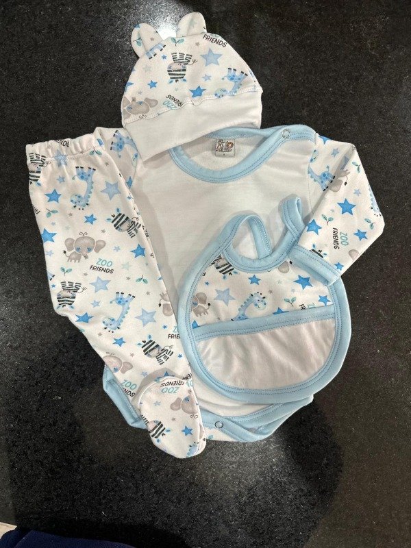 Producto - Ajuar 4 piezas combinado nene