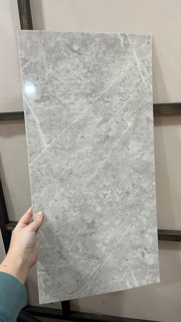 Producto - Placa Simil Marmol Autoadhesiva Gris piedra 30x60cm