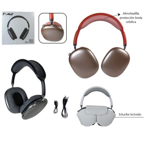 Producto - AURICULAR VINCHA BT/FM/MP3 MAX TIME