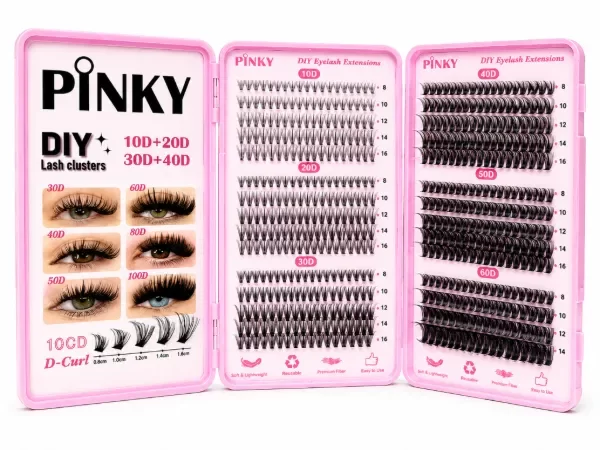 Producto - PESTAÑAS PUNTO POR PUNTO PINKY 10D - 20D - 30D - 40D
