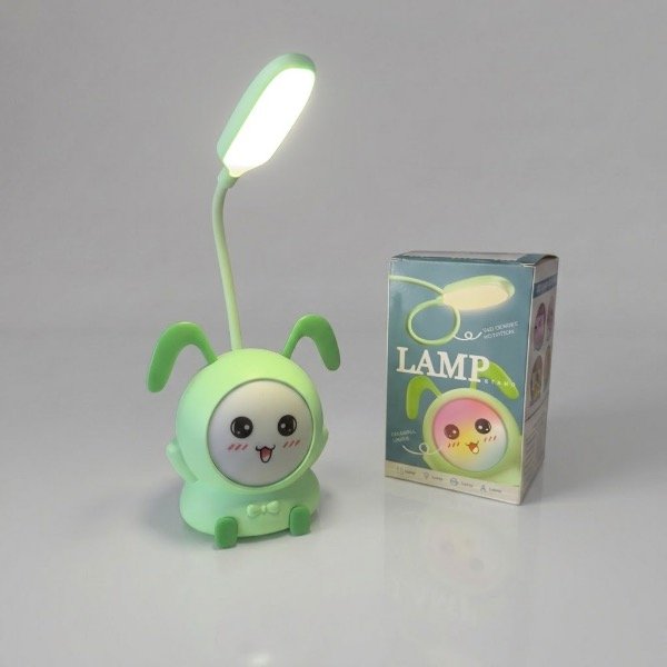 Producto - LÁMPARA VELADOR LED INFANTIL CONEJITO DE ESCRITORIO RECARGABLE CON LUZ RGB