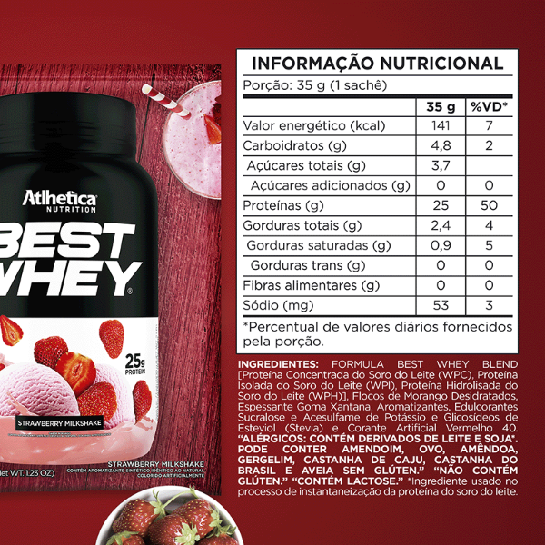 Producto - Best Whey Protein 900 grs Athletica Nutrition