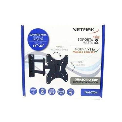 Producto - Soporte Para Pantalla LED LCD Netmak NM-ST04 17 A 42 Pulgdas - 0